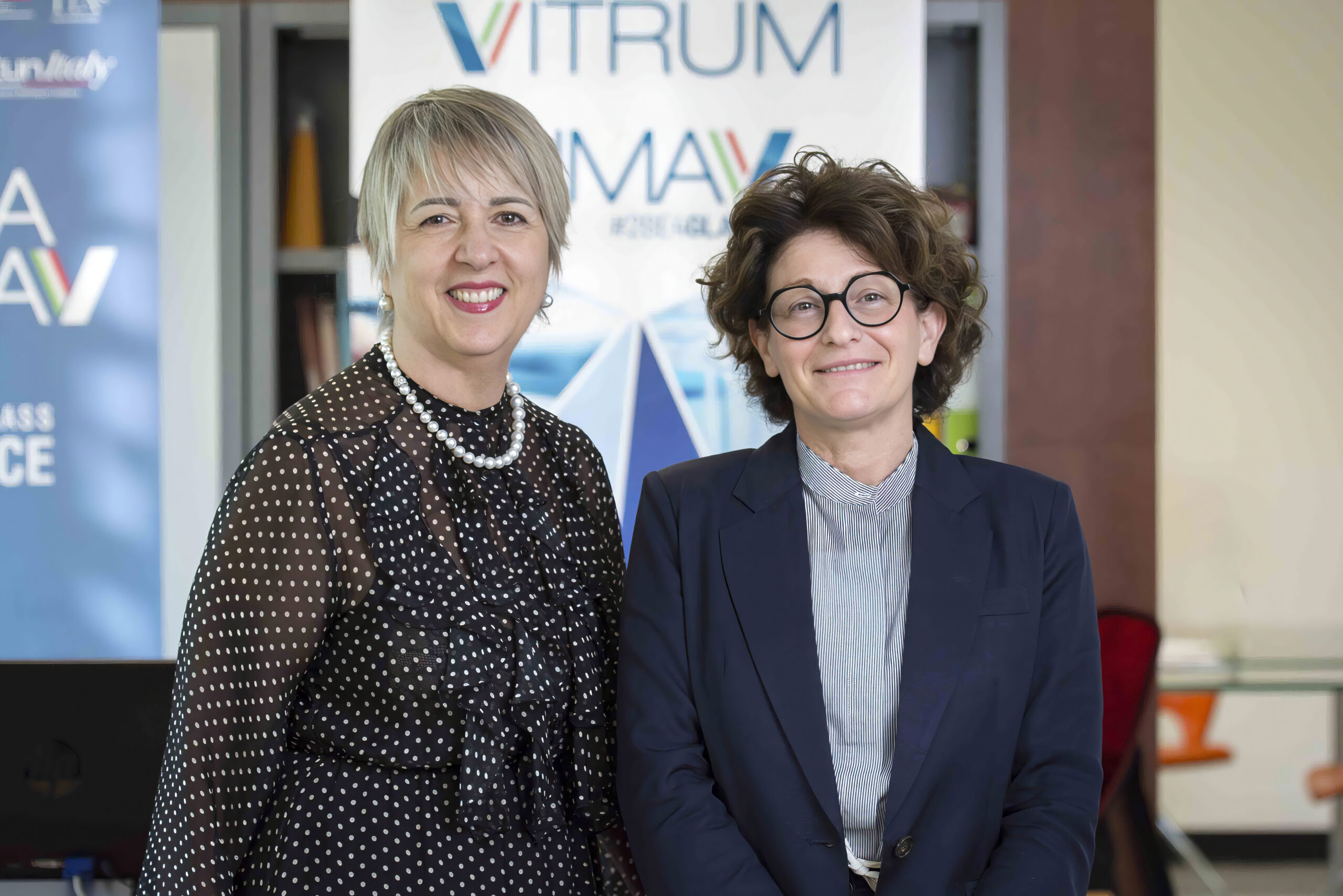 Nancy Mammaro, Presidente di GIMAV e Lucia Masutti, Direttore